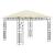 Pavilion cu plasă anti-țânțari, crem, 3x3x2,73 m, 180 g/m² GartenMobel Dekor