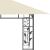 Pavilion cu plasă anti-țânțari, crem, 4x3x2,73 m, 180 g/m² GartenMobel Dekor