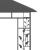 Pavilion cu plasă anti-țânțari, antracit, 3x3x2,73 m, 180 g/m² GartenMobel Dekor