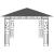 Pavilion cu plasă anti-țânțari, antracit, 3x3x2,73 m, 180 g/m² GartenMobel Dekor