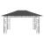 Pavilion cu plasă anti-țânțari, antracit, 4 x 3 x 2,73 m GartenMobel Dekor