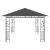 Pavilion cu plasă anti-țânțari, antracit, 4 x 3 x 2,73 m GartenMobel Dekor