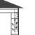 Pavilion cu plasă anti-țânțari, antracit, 6 x 3 x 2,73 m GartenMobel Dekor