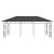 Pavilion cu plasă anti-țânțari, antracit, 6 x 3 x 2,73 m GartenMobel Dekor