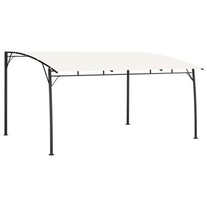 Copertină pavilion de grădină, crem, 4x3x2,55 m GartenMobel Dekor