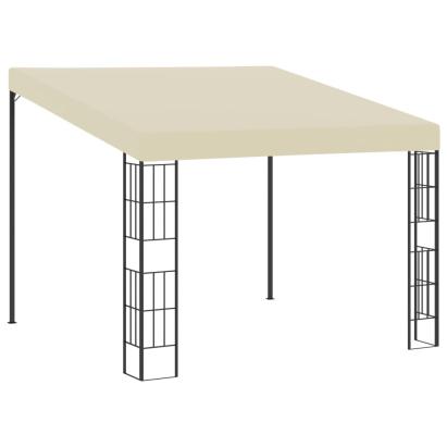 Pavilion de perete, crem, 3 x 3 m, material textil GartenMobel Dekor