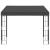 Pavilion de perete, antracit, 3 x 3 m, material textil GartenMobel Dekor