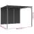 Pavilion de grădină cu perdea laterală, antracit, 3x3x2,25 m GartenMobel Dekor