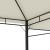 Pavilion cu acoperiș dublu extins, 3x3x2,75 m, crem, 180 g/m² GartenMobel Dekor