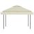 Pavilion cu acoperiș dublu extins, 3x3x2,75 m, crem, 180 g/m² GartenMobel Dekor