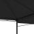 Pavilion cu acoperiș dublu extins 3x3x2,75 m antracit 180 g/m² GartenMobel Dekor