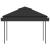 Pavilion cu acoperiș dublu extins 3x3x2,75 m antracit 180 g/m² GartenMobel Dekor