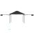 Pavilion cu acoperiș dublu extins 3x3x2,75 m antracit 180 g/m² GartenMobel Dekor