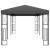 Pavilion, antracit, 3 x 6 m, material textil GartenMobel Dekor