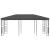 Pavilion, antracit, 3 x 6 m, material textil GartenMobel Dekor