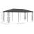 Pavilion, antracit, 3 x 6 m, material textil GartenMobel Dekor