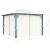 Pavilion cu perdele, crem, 300 x 300 cm, aluminiu GartenMobel Dekor