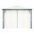 Pavilion cu perdele, crem, 300 x 300 cm, aluminiu GartenMobel Dekor