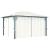 Pavilion cu perdele, crem, 400 x 300 cm, aluminiu GartenMobel Dekor