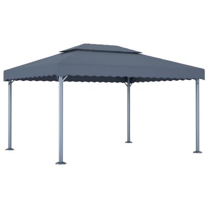 Pavilion, antracit, 400 x 300 cm, aluminiu GartenMobel Dekor