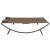 Pat șezlong de exterior, maro, material textil GartenMobel Dekor