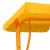 Balansoar pentru copii, galben, 115 x 75 x 110 cm, textil GartenMobel Dekor