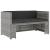 Set mobilier de grădină cu perne, 5 piese, gri, poliratan GartenMobel Dekor