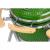 Gratar gradina cu carbuni, grill rotund, ceramic, cu roti, capac, rafturi, verde, 40x97.5 cm, Kamado Egg 16 GartenVIP DiyLine