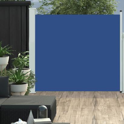 Copertină laterală retractabilă de terasă, albastru, 170x300 cm GartenMobel Dekor