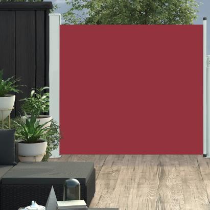 Copertină laterală retractabilă de terasă, roșu, 170 x 300 cm GartenMobel Dekor