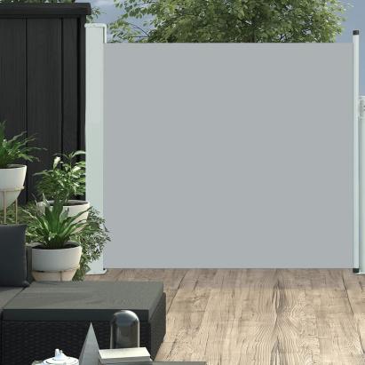 Copertină laterală retractabilă de terasă, gri, 170 x 300 cm GartenMobel Dekor