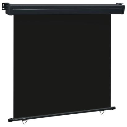 Copertină laterală de balcon, negru, 160 x 250 cm GartenMobel Dekor
