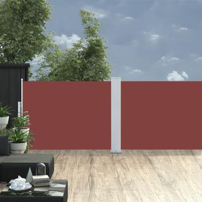 Copertină laterală retractabilă, maro, 120 x 1000 cm GartenMobel Dekor