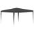 Cort de petrecere profesional, antracit, 4 x 4 m, 90 g/m² GartenMobel Dekor