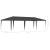 Cort de petrecere profesional, antracit, 4 x 9 m, 90 g/m²  GartenMobel Dekor