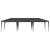 Cort de petrecere profesional, antracit, 4 x 9 m, 90 g/m²  GartenMobel Dekor