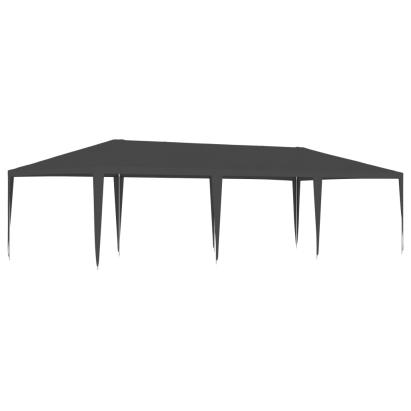 Cort de petrecere profesional, antracit, 4 x 9 m, 90 g/m²  GartenMobel Dekor