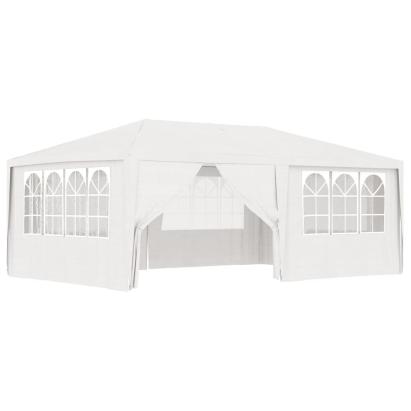 Cort de petrecere profesional cu pereți alb 4 x 6 m 90 g/m² GartenMobel Dekor