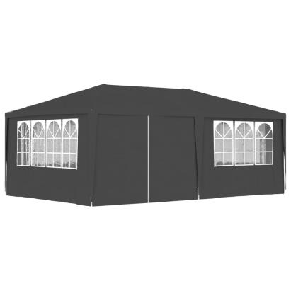 Cort petrecere profesional pereți laterali antracit 4x6m 90g/m² GartenMobel Dekor