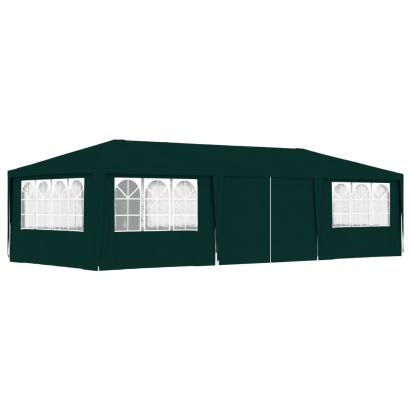 Cort de petrecere profesional pereți laterali verde 4x9m 90g/m² GartenMobel Dekor