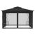 Pavilion cu plase, antracit, 300 x 300 x 265 cm GartenMobel Dekor