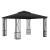 Pavilion cu plase, antracit, 300 x 300 x 265 cm GartenMobel Dekor