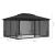 Pavilion cu plase, antracit, 300 x 400 x 265 cm GartenMobel Dekor
