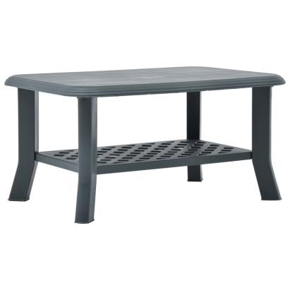 Măsuță de cafea, verde, 90 x 60 x 46 cm, plastic GartenMobel Dekor