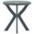 Masă de bistro, verde, Ø70 cm, plastic GartenMobel Dekor