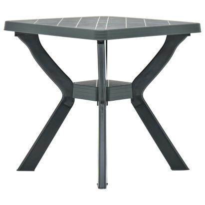 Masă de bistro, verde, 70x70x72 cm, plastic GartenMobel Dekor