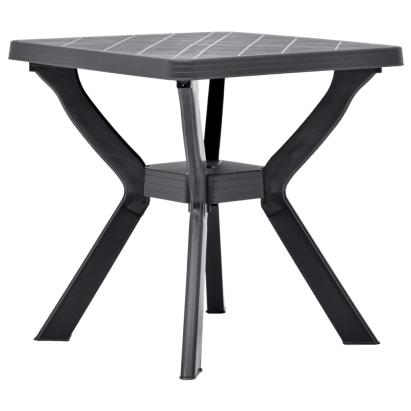 Masă de bistro, antracit, 70 x 70 x 72 cm, plastic GartenMobel Dekor
