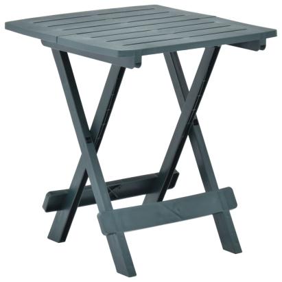 Masă de grădină pliabilă, verde, 45 x 43 x 50 cm, plastic  GartenMobel Dekor