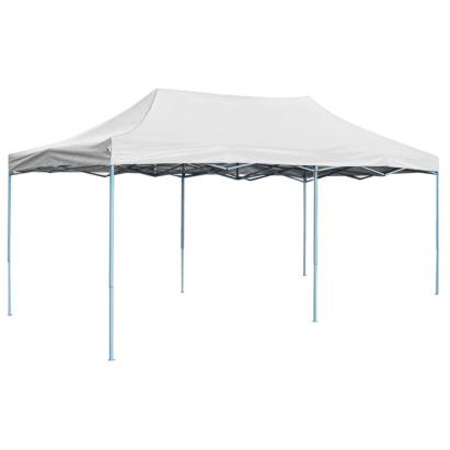 Cort de petrecere pliabil profesional, alb, 3 x 6 m, oțel GartenMobel Dekor