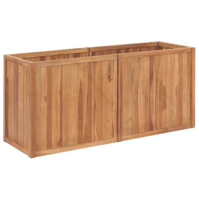 Strat înălțat de grădină, 150 x 50 x 70 cm, lemn masiv de tec GartenMobel Dekor